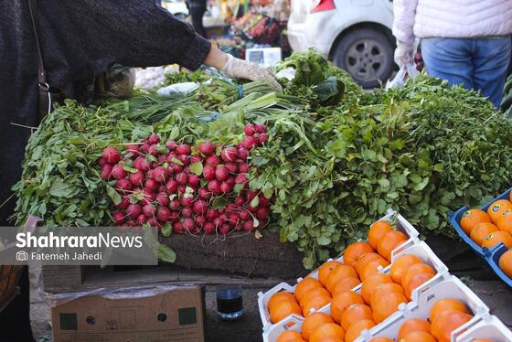 گزارش تصویری |  میدان تره‌بار سپاد در تب‌ و تاب نوروز