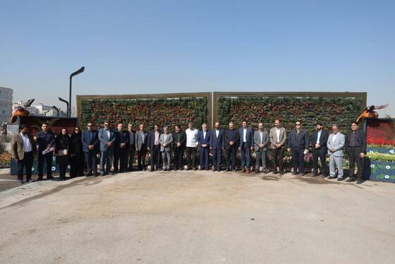 بازدید شهردار و اعضای شورای شهر مشهد از المان‌های بهاری + عکس و فیلم