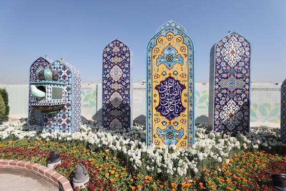 بازدید شهردار و اعضای شورای شهر مشهد از المان‌های بهاری + عکس و فیلم