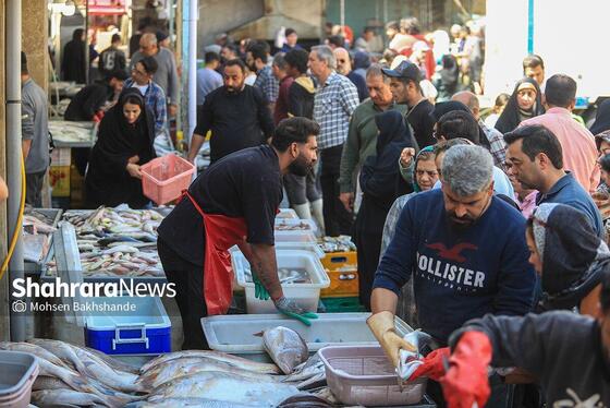 گزارش تصویری |  بازار ماهی فروشان در شهرک عرب‌های مشهد