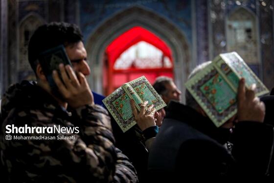 گزارش تصویری | مراسم احیای اولین شب قدر در حرم مطهر امام رضا (ع)