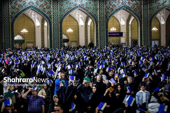 گزارش تصویری | مراسم احیای اولین شب قدر در حرم مطهر امام رضا (ع)