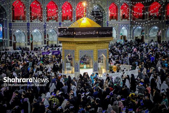 گزارش تصویری | مراسم احیای اولین شب قدر در حرم مطهر امام رضا (ع)