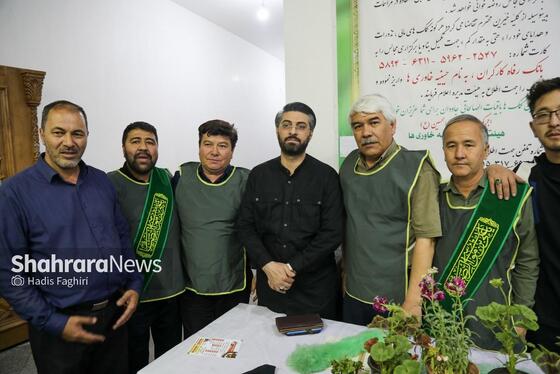 گزارش تصویری | بازدید خداداد عزیزی و عضو شورای اسلامی شهر از حسینیه خاوری های مشهد