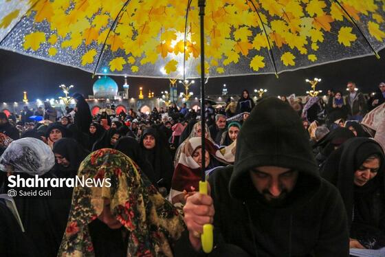 گزارش تصویری | مراسم احیای سومین شب قدر در حرم مطهر امام رضا (ع)