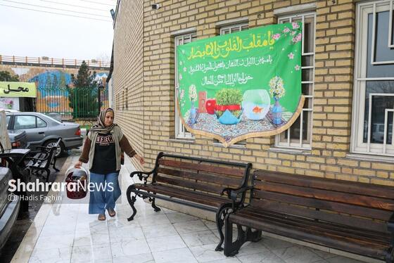 گزارش تصویری | اسکان زائران در سالن‌های ورزشی شهرداری مشهد در ایام نوروز