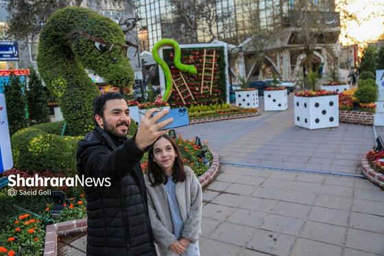 گزارش تصویری | المان‌های نوروزی ۱۴۰۴ در مشهد