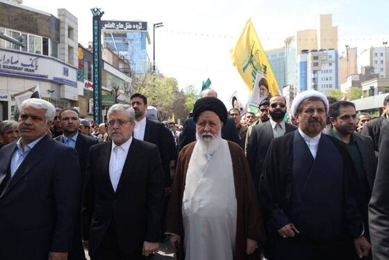 لحظه به لحظه با راهپیمایی روز جهانی قدس ۱۴۰۴ در مشهد + فیلم