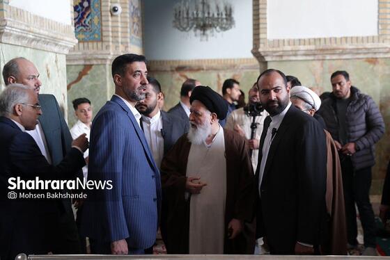 گزارش تصویری | نماز عید فطر در حرم امام‌رضا(ع)