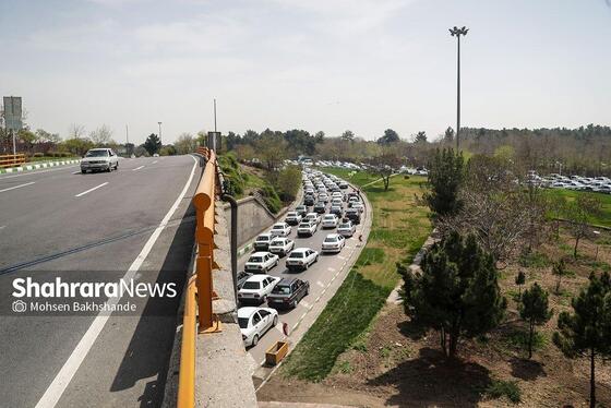 گزارش تصویری | ترافیک پرحجم خروجی‌های مشهد در روز طبیعت (۱۳ فروردین ۱۴۰۴)