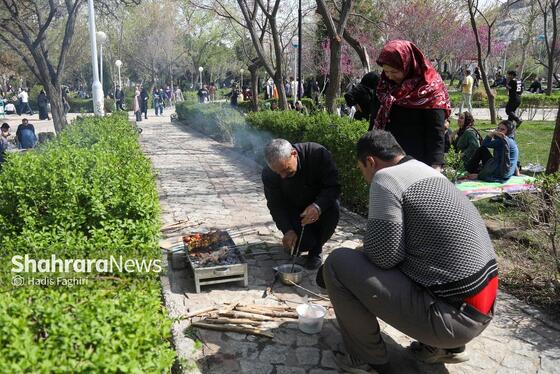 گزارش تصویری | سیزده بدر در مشهد