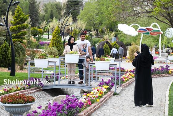 گزارش تصویری | بازدید استاندار خراسان رضوی و شهردار مشهد از پارک گل های مشهد