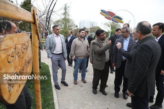 گزارش تصویری | بازدید استاندار خراسان رضوی و شهردار مشهد از پارک گل های مشهد