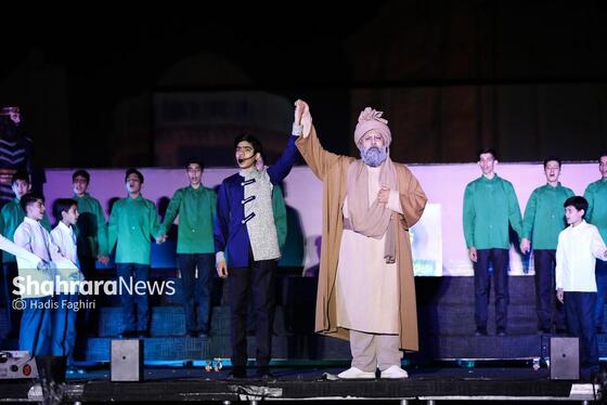 گزارش تصویری | نخستین رویداد ملی نورنما و جشن بزرگ عیدانه در عرصه میدان شهدا مشهد