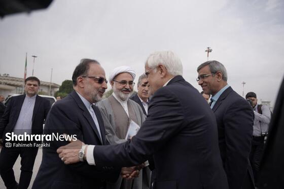گزارش تصویری | ورود معاون اول رئیس جمهوری به مشهد