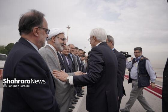 گزارش تصویری | ورود معاون اول رئیس جمهوری به مشهد