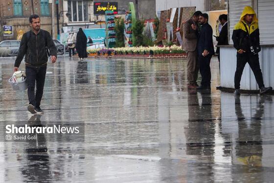 گزارش تصویری | بارش باران بهاری در مشهد (۱۹ فرودین ۱۴۰۴)