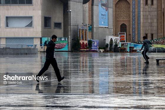 گزارش تصویری | بارش باران بهاری در مشهد (۱۹ فرودین ۱۴۰۴)