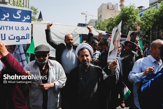 گزارش تصویری | راهپیمایی ضد صهیونیستی مردم مشهد