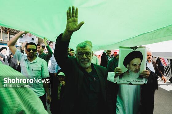 گزارش تصویری | راهپیمایی ضد صهیونیستی مردم مشهد