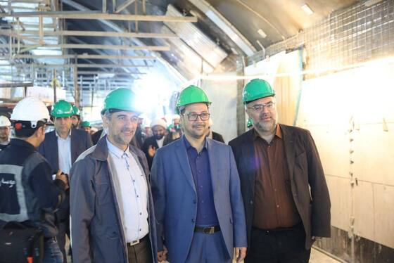 عضو شورای اسلامی شهر مشهد: ایستگاه مترو میدان شهدا بزرگ‌ترین ایستگاه خاورمیانه است + عکس