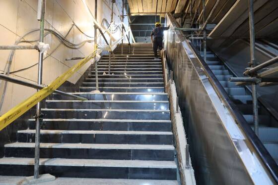 عضو شورای اسلامی شهر مشهد: ایستگاه مترو میدان شهدا بزرگ‌ترین ایستگاه خاورمیانه است + عکس