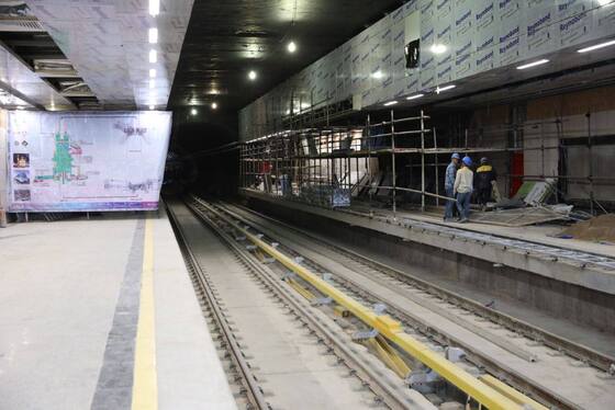 عضو شورای اسلامی شهر مشهد: ایستگاه مترو میدان شهدا بزرگ‌ترین ایستگاه خاورمیانه است + عکس