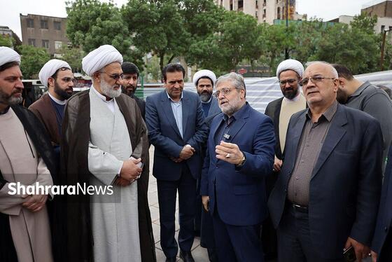 گزارش تصویری | بازدید اعضای حوزه علمیه خراسان از فاز یک خط سه قطارشهری مشهد