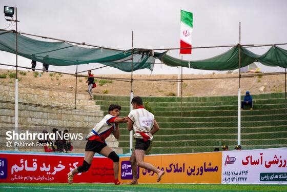 گزارش تصویری | مسابقات کشتی چوخه در شهر تاریخی خانلق