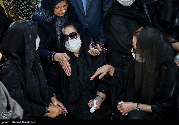 مراسم تشییع و خاکسپاری سیروس گرجستانی + تصاویر