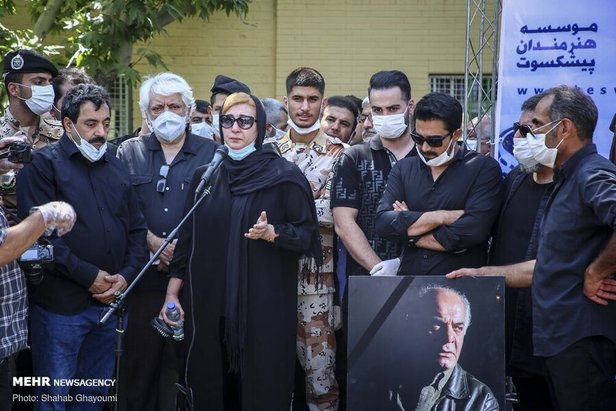 مراسم تشییع و خاکسپاری سیروس گرجستانی + تصاویر