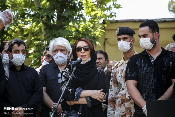 مراسم تشییع و خاکسپاری سیروس گرجستانی + تصاویر