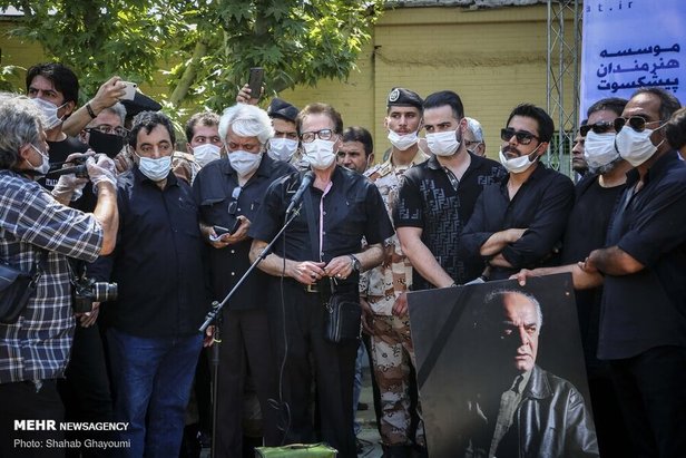 مراسم تشییع و خاکسپاری سیروس گرجستانی + تصاویر