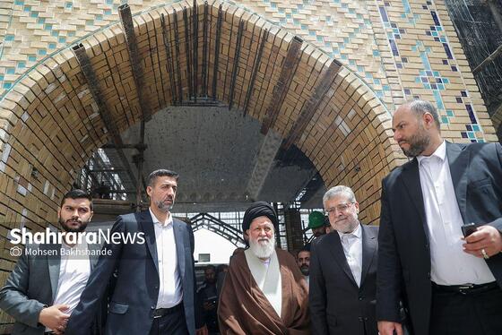 گزارش تصویری | بازدید آیت‌الله علم‌الهدی از ایستگاه باب‌الجواد(ع) مترو مشهد