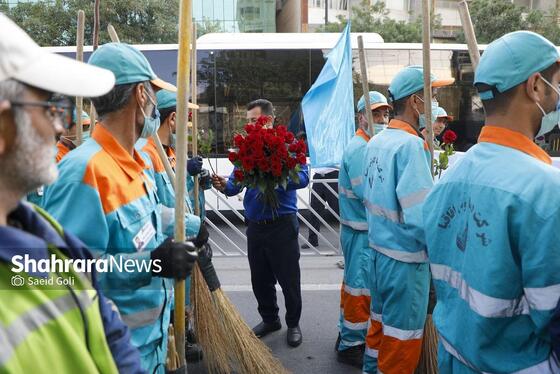 گزارش تصویری | آیین اذن خدمت با حضور نیرو‌های خدمات شهری مشهد (۱۰ اردیبهشت ۱۴۰۴)