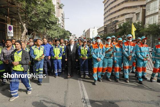 گزارش تصویری | آیین اذن خدمت با حضور نیرو‌های خدمات شهری مشهد (۱۰ اردیبهشت ۱۴۰۴)