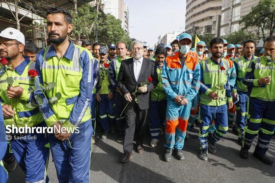 گزارش تصویری | آیین اذن خدمت با حضور نیرو‌های خدمات شهری مشهد (۱۰ اردیبهشت ۱۴۰۴)