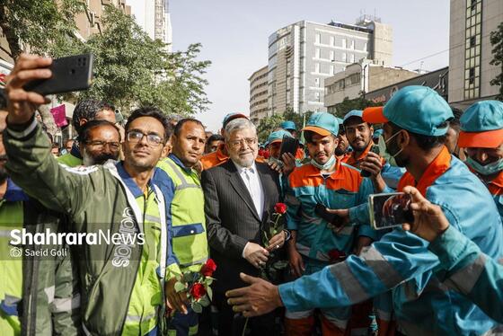 گزارش تصویری | آیین اذن خدمت با حضور نیرو‌های خدمات شهری مشهد (۱۰ اردیبهشت ۱۴۰۴)