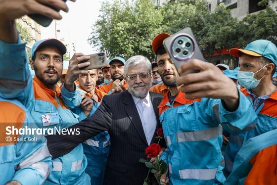 گزارش تصویری | آیین اذن خدمت با حضور نیرو‌های خدمات شهری مشهد (۱۰ اردیبهشت ۱۴۰۴)