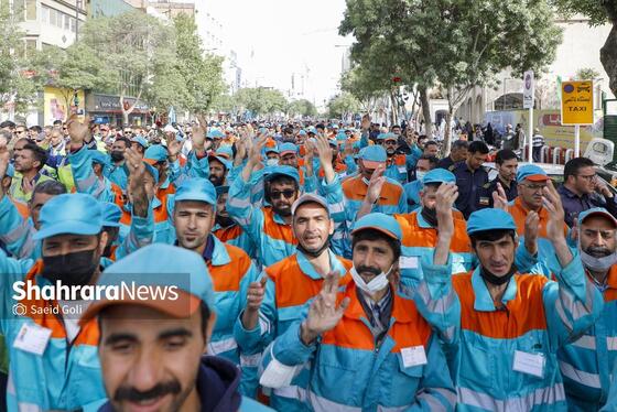 گزارش تصویری | آیین اذن خدمت با حضور نیرو‌های خدمات شهری مشهد (۱۰ اردیبهشت ۱۴۰۴)