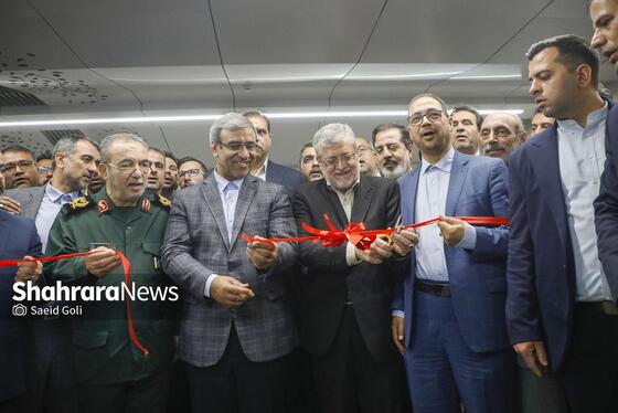 گزارش تصویری | آیین بهره‌برداری از ایستگاه پایانی خط دو مترو (شهید فکوری) مشهد (۱۳ اردیبهشت ۱۴۰۴)