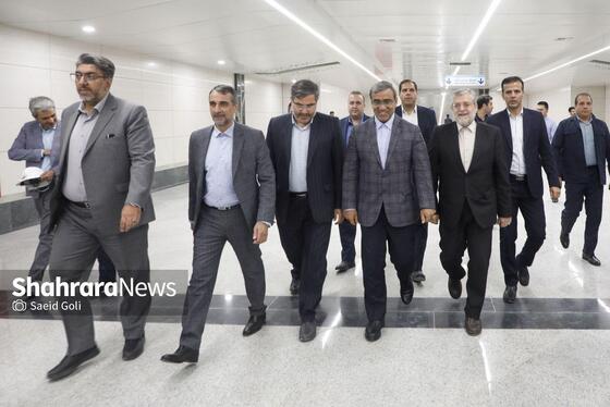 گزارش تصویری | آیین بهره‌برداری از ایستگاه پایانی خط دو مترو (شهید فکوری) مشهد (۱۳ اردیبهشت ۱۴۰۴)