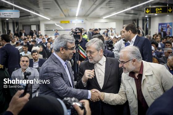 گزارش تصویری | آیین بهره‌برداری از ایستگاه پایانی خط دو مترو (شهید فکوری) مشهد (۱۳ اردیبهشت ۱۴۰۴)