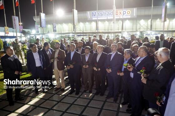 گزارش تصویری | افتتاح بیست‌ودومین نمایشگاه بین‌المللی گل و گیاه مشهد