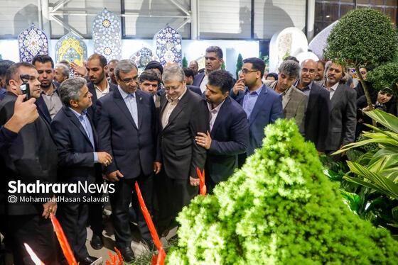 گزارش تصویری | افتتاح بیست‌ودومین نمایشگاه بین‌المللی گل و گیاه مشهد