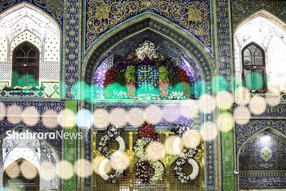 گزارش تصویری | چراغانی حرم مطهر رضوی