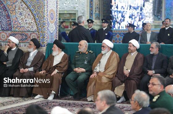 گزارش تصویری | آیین گرامیداشت شهدای خدمت در حرم امام‌رضا(ع) (۱۸ اردیبهشت ۱۴۰۴)