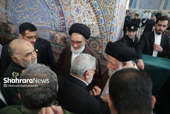 گزارش تصویری | آیین گرامیداشت شهدای خدمت در حرم امام‌رضا(ع) (۱۸ اردیبهشت ۱۴۰۴)