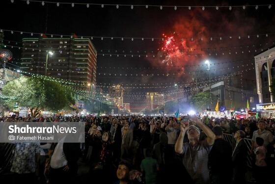 گزارش تصویری | جشن میلیونی امام‌رضایی‌ها در شب میلاد امام‌رضا‌(ع) (۱۸ اردیبهشت ۱۴۰۴)