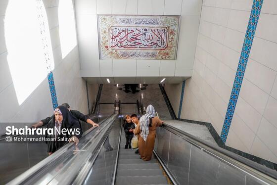 گزارش تصویری | آغاز مسافرگیری فاز یک خط۳ مترو مشهد